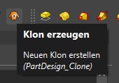 Abbildung 22: Befehl Klon erzeugen