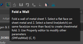 Abbildung 21: Befehl Fold a Wall