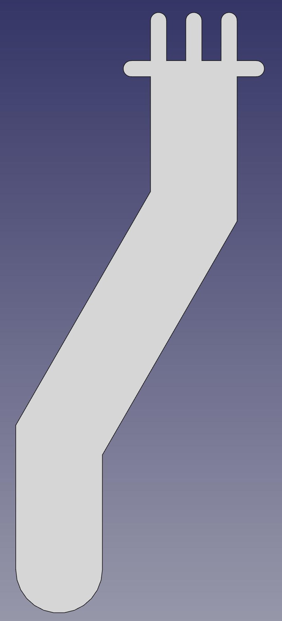 Abbildung 13: Fertiger Grundkörper der Kontaktbahn