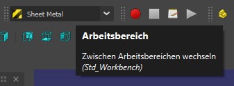 Abbildung 19: Wechsel in Sheet Metal