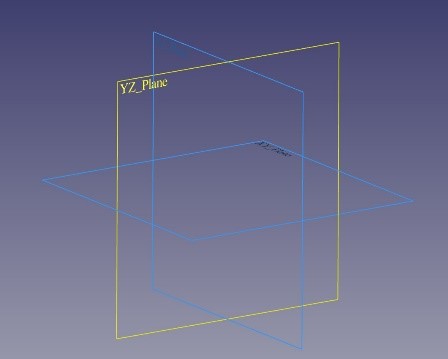 Abbildung 8: Bezugsebene YZ-Plane auswählen