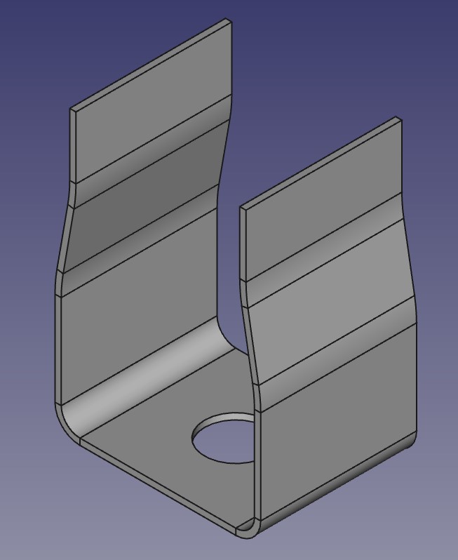 Abbildung 30: Fertiges Gabelkopf Blech