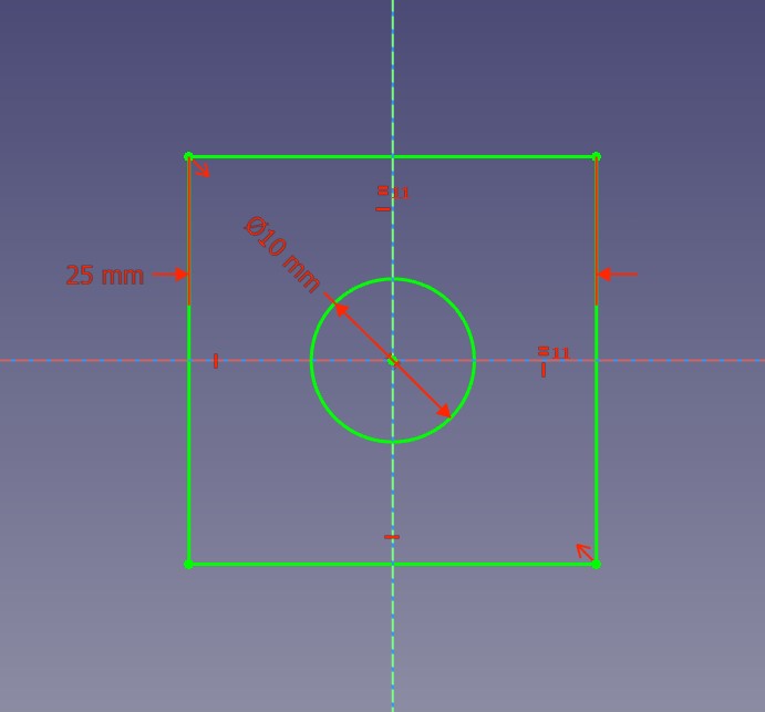 Abbildung 9: Skizze Grundplatte