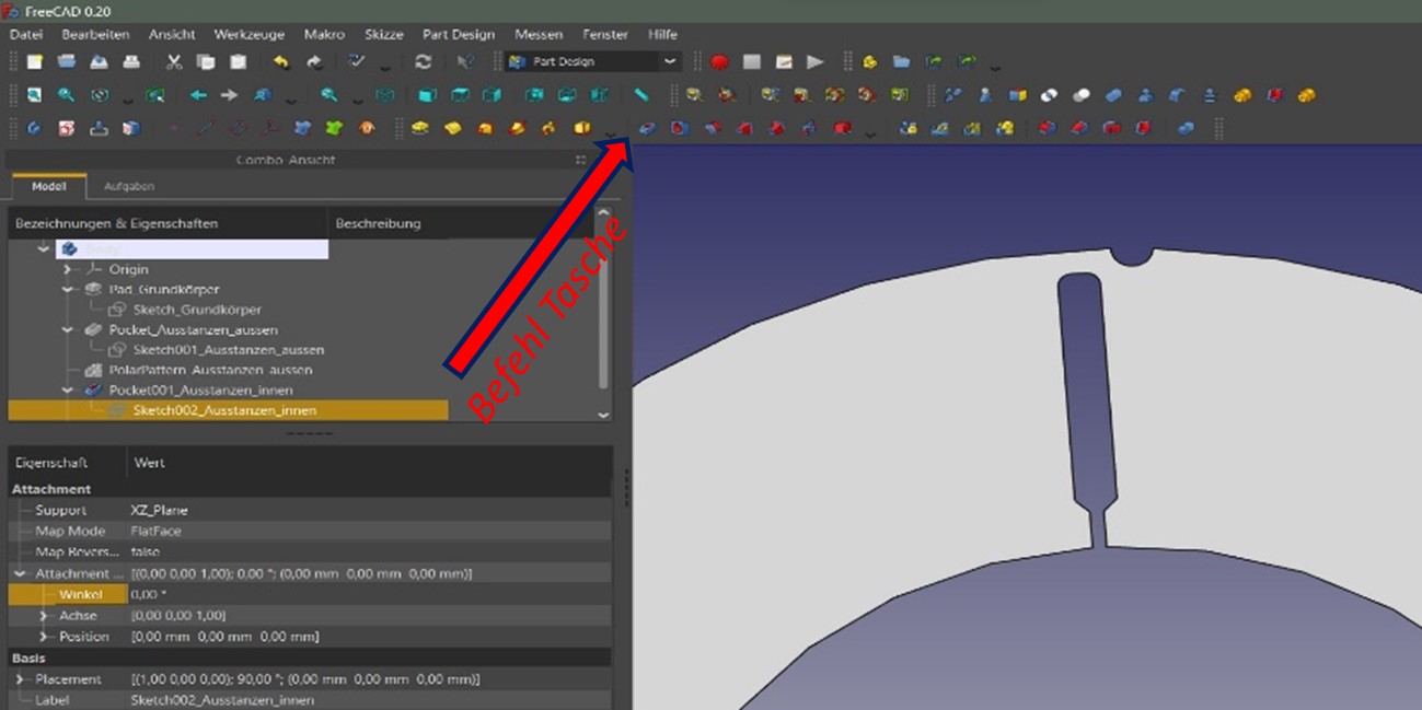Abbildung 20: Fertige innere Ausstanzung des Elektroblechs.
