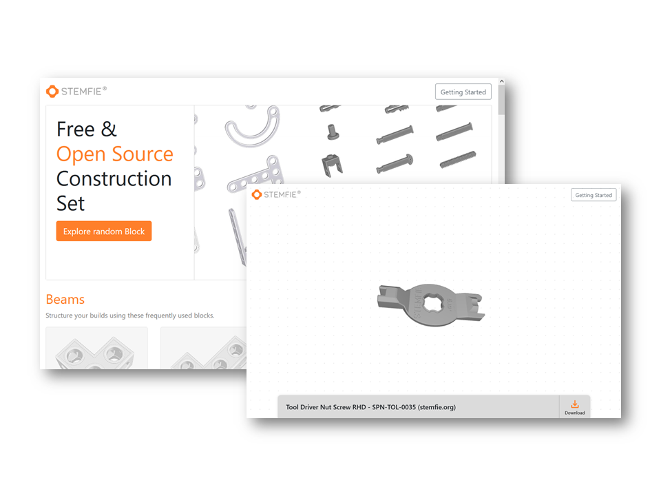 stemfie 3d online plattform freecad