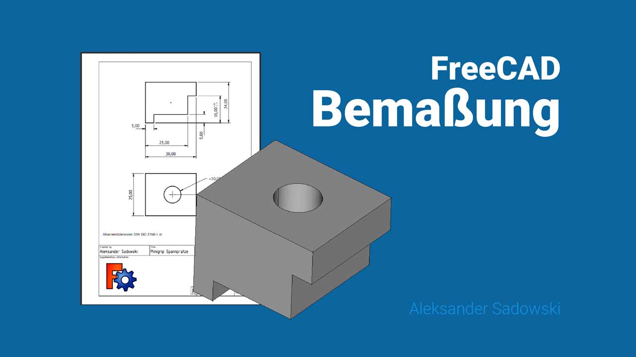 bemaßung-einer-technischen-Zeichnung-in-FreeCAD