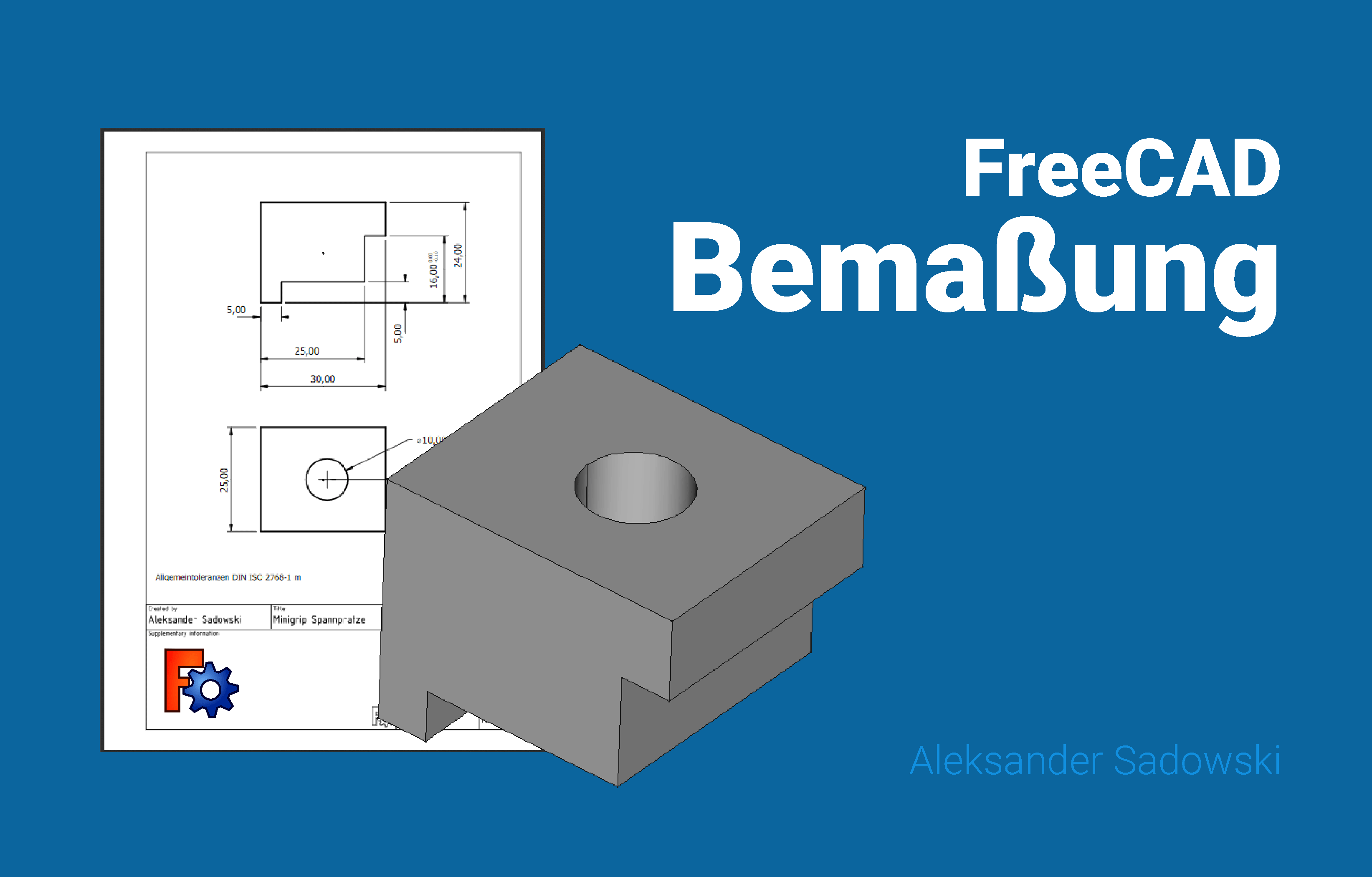 bemaßung-einer-technischen-Zeichnung-in-FreeCAD
