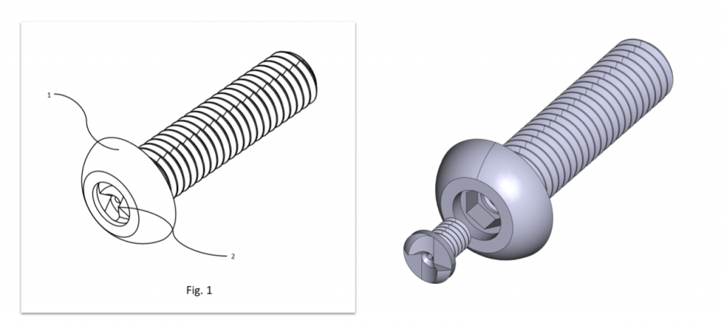 Sicherheitsschraube für Sicherheitsschalter