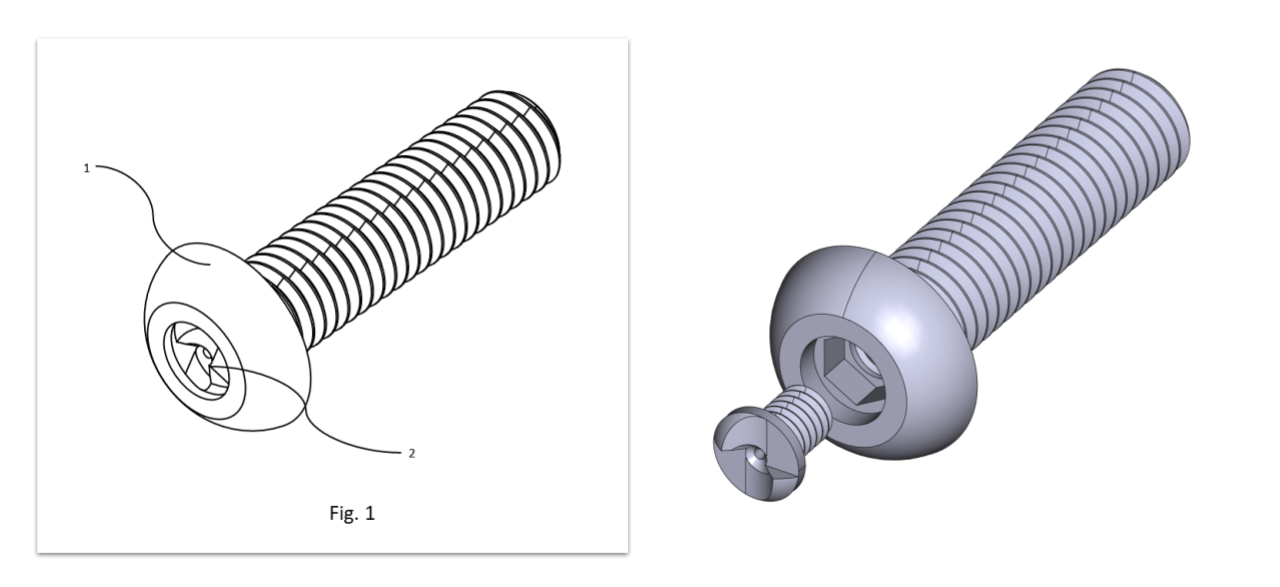 Sicherheitsschraube für Sicherheitsschalter